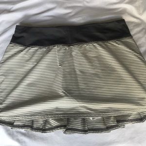 Lululemon Striped Tennis Skirt